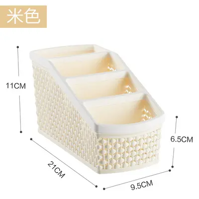 Kosmetik-Aufbewahrungsbox Schminkpinsel Lippenstift Schreibtisch-Organizer - 6