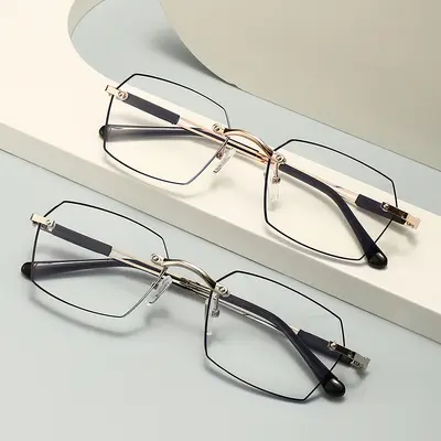 Frameless Ultra-Light Blue Light Blocking Reading Glasses