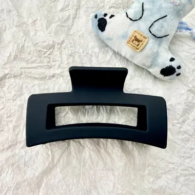 Übergroße matte Haarklammer mit Griff, quadratisch, Haiklemme für dickes Haar, hochwertige Haarspange für Damen, Haarschmuck - 9