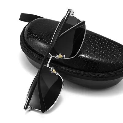 Metal Frame Polarized Driving Sunglasses - 3