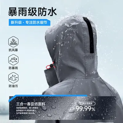 Full body raincoat for motorcycle and bicycle