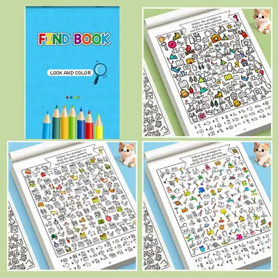 Find Book Suchbild- und Malbuch für Kinder, Konzentration und Aufmerksamkeit - 7