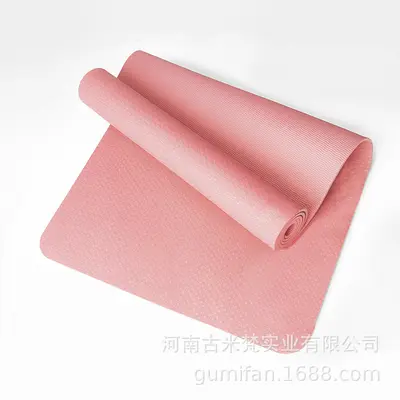 TPE-Yogamatte 61/80 cm mit Positionslinien, individuelles Logo - 9