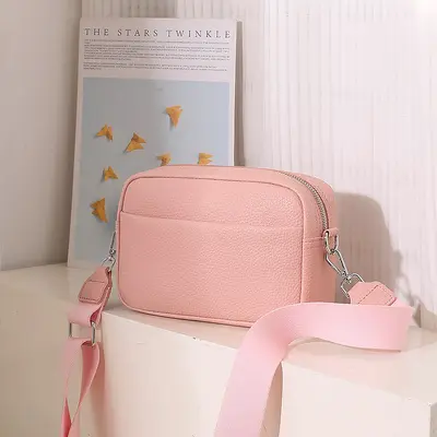 Solid Color PU Small Square Women's Crossbody Bag, Everyday Shoulder Style - 12