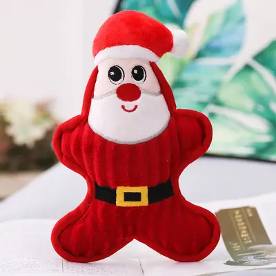 Hundespielzeug Weihnachtsserie Plüsch Kauspielzeug - 3