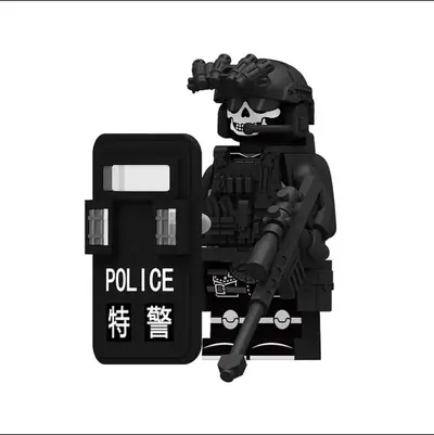 Çin Askeri Minifigür Yapı Blokları Özel Kuvvetler Lego Uyumlu - 5