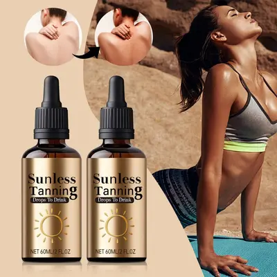 Unisex Natural Tanning Oral Drops 60 ml - 4