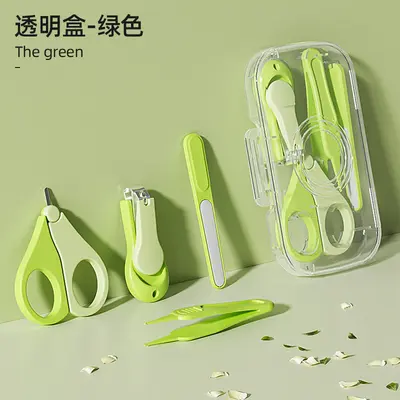 Special set for newborn babies, anti-pinching artifact, nail scissors, nail clipper, baby care tool, baby nail scissors - 7