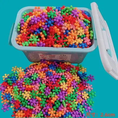 3D-Pflaumenblüten-Bausteine, große Größe, Kindergartenspielzeug - 8