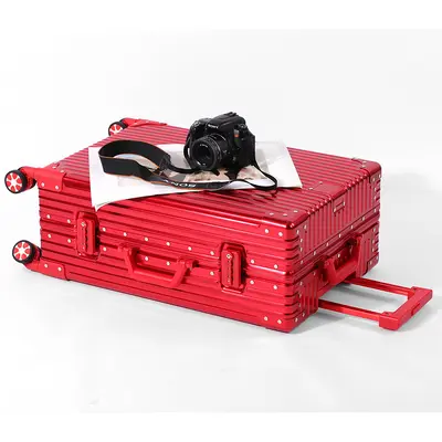 All-Aluminum Magnesium Alloy Trolley Case, Spinner Wheels, 20 and 28 Inch - 5