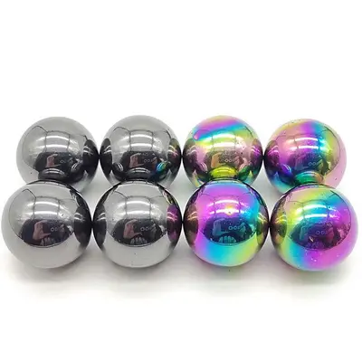 Ferrite Magnet Factory Wholesale Ferrite Black Magnets Magnetic Polished Magnetic Balls Solid Steel Balls
