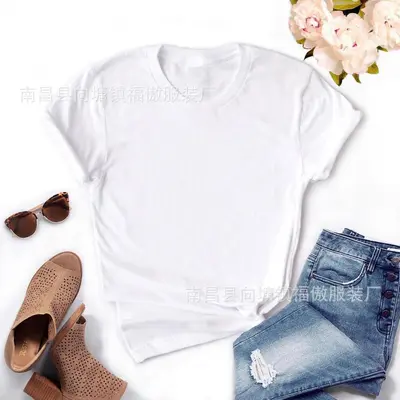 Einfarbiges Rundhals-T-Shirt unisex, auch in großen Größen