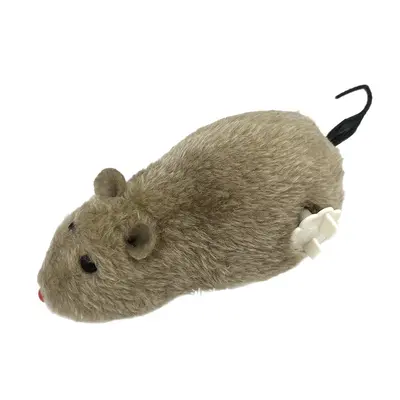Wind-Up Plush Mouse, Cat and Dog Toy