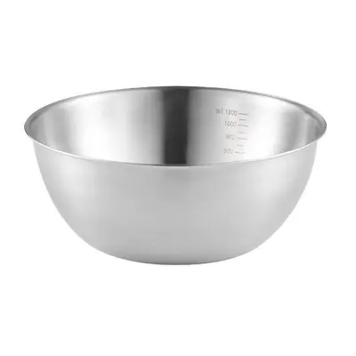 【带刻度】不锈钢沙拉碗料理盆碗打蛋和面盆凉拌沙拉水果烘焙