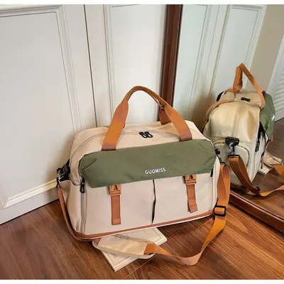 Moda-Reisetasche grenzüberschreitend große Kapazität Sporttasche für Herren Trocken- und Nassraum-Trennung komfortable Damenrucksackreisetasche Umhängetasche - 7