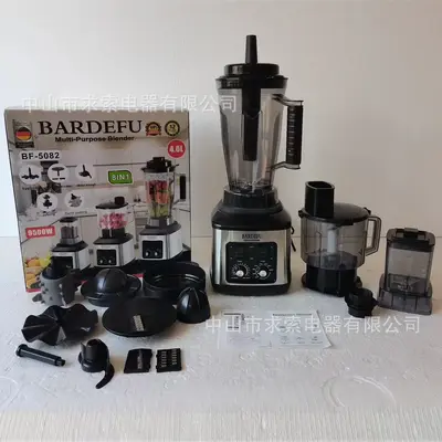 BARDEFU-5082 Mixer 4L Hochleistungsmixer Rührmaschine Entsafter Saftpresse Fleischwolf für grenzüberschreitenden Handel