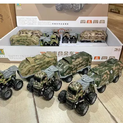 Children's Alloy Front Loader Toy Model, Pull-Back - 2