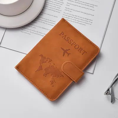 Passport cover, PU leather, magnetic closure, color-changing - 9