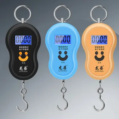 Tragbare elektronische Waage für den Hausgebrauch 50kg Handwaage Mini tragbare elektronische Waage Lebensmittel Federwaage Gepäckwaage Kilogrammwaage - 7