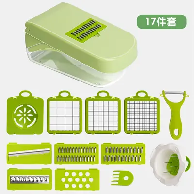 Multifunctional Vegetable Chopper Slicer Shredder - 7