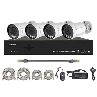 Grenzüberschreitender Export POE5MP Set Kameraüberwachung 4-Kanal 8-Kanal 16-Kanal hochauflösende Netzwerküberwachungsausrüstung 5 Megapixel
