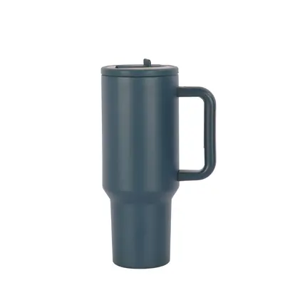 40oz Handle Car Cup, Large Capacity Stainless Steel Thermos for Outdoor Use - 8