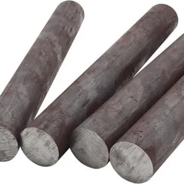 Schwarzer Edelstahl-Rundstab 316 / 316L, Zuschnitt nach Maß