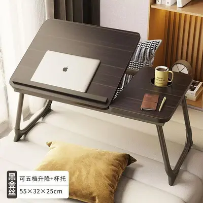 Foldable lift computer desk small table laptop student dormitory lazy work desk writing desk - 9
