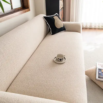 Cat-Scratch Resistant Thick Full-Wrap Universal Sofa Cover, All-Season Protector - 7