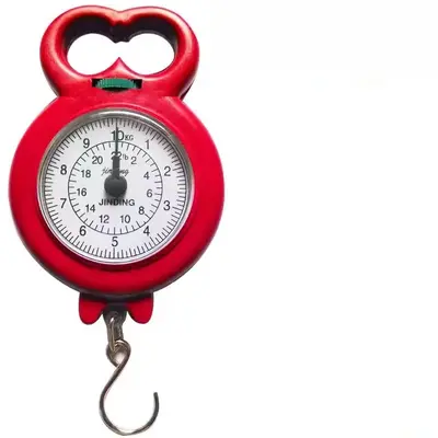 Portable household scale, spring scale, for travel and teaching