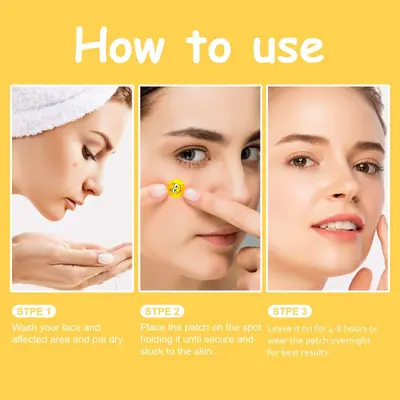 Cross-border ELAIMEI colorful star fun and cute expression pimple patch, hydrocolloid pimple patch for covering pimples and eliminating pimples