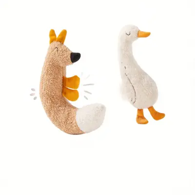 Plush Cartoon Pet Toy with Squeaker for Cats and Dogs, Puppy Supplies - 5