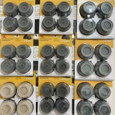 Universal washing machine feet pads, shock absorbing, non-slip