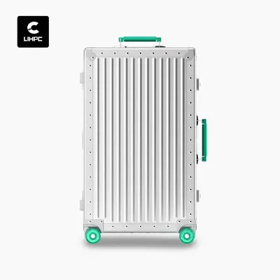 All-aluminum magnesium alloy high-quality premium business travel luggage suitcase 20-inch carry-on trolley 26-inch large capacity three-seven opening - 7