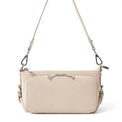 Genuine Leather Women's Shoulder Bag, Crossbody Strap, Large Capacity - 10