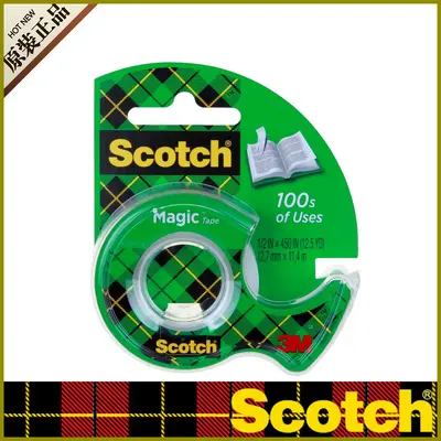 Genuine 3M Scotch 810 Magic Invisible Tape for Students - 13