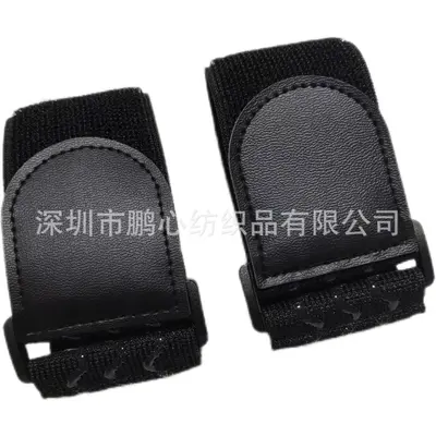 Elastic Hook-and-Loop Strap, Black Non-Slip Silicone - 4