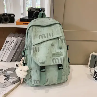 Lightweight Fashionable New Model Backpack 2026 Large Capacity Graffiti Student Backpack Casual Trendy Daily Commute School Bag - 9