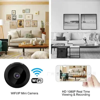 A9监控摄像头家用wifi无线高清远程宠物儿童遥控室内智能摄像机