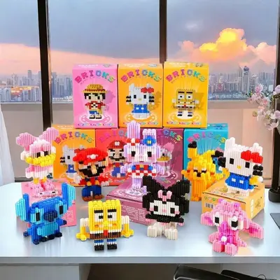 Mini Particle Building Blocks, Children's Educational Puzzle Set, Birthday Blind Box - 6