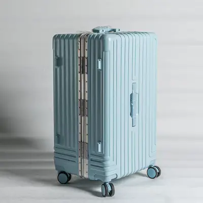 24 Inch Aluminum Frame Wheeled Luggage, Large Capacity, With Cup Holder - 12