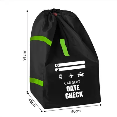 Kindersitz-Reisetasche Flugzeugtasche Kinderwagentasche Aufbewahrungstasche Korb Staubbeutel - 7