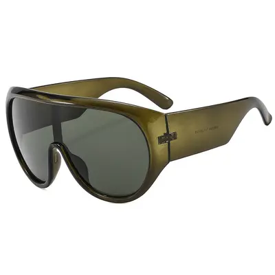 Large Frame Protective Sunglasses, Unisex Fashion Style - 4