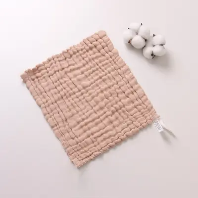 Six-Layer Gauze Square Towel 30x30 cm for Newborn Babies - 10
