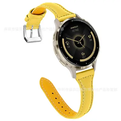 18MM Slim Leather Watch Band for Garmin Venu 3S/2S - 10