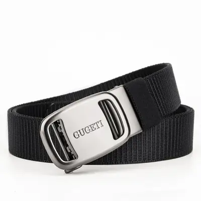 Herstellergroßhandel Bestseller Neue Herren-Sportgürtel Outdoor-Gürtel mit automatischer Schnalle Jugend-Leinengürtel bequem und atmungsaktiv - 7