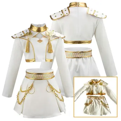 MJ Michael Jackson Cosplay Kostüm Seti, Çocuk ve Yetişkin, Step Dansı - 11