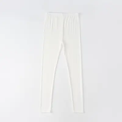 Modal Women's Leggings, Thin Spring Summer Style, Plus Size Black Yoga Pants - 7