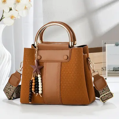 Women's Light Luxury Shoulder Bag, Korean Style Commuter - 3