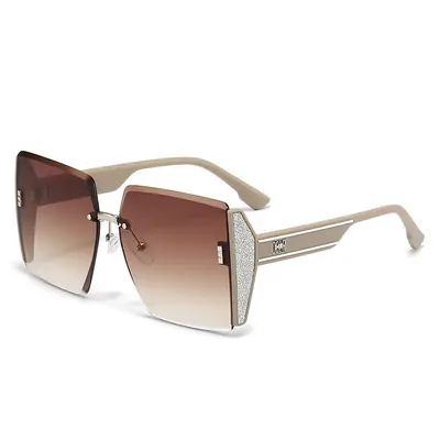 Rimless Sunglasses for Women, 2025 Model, Premium Look - 5